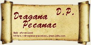 Dragana Pećanac vizit kartica